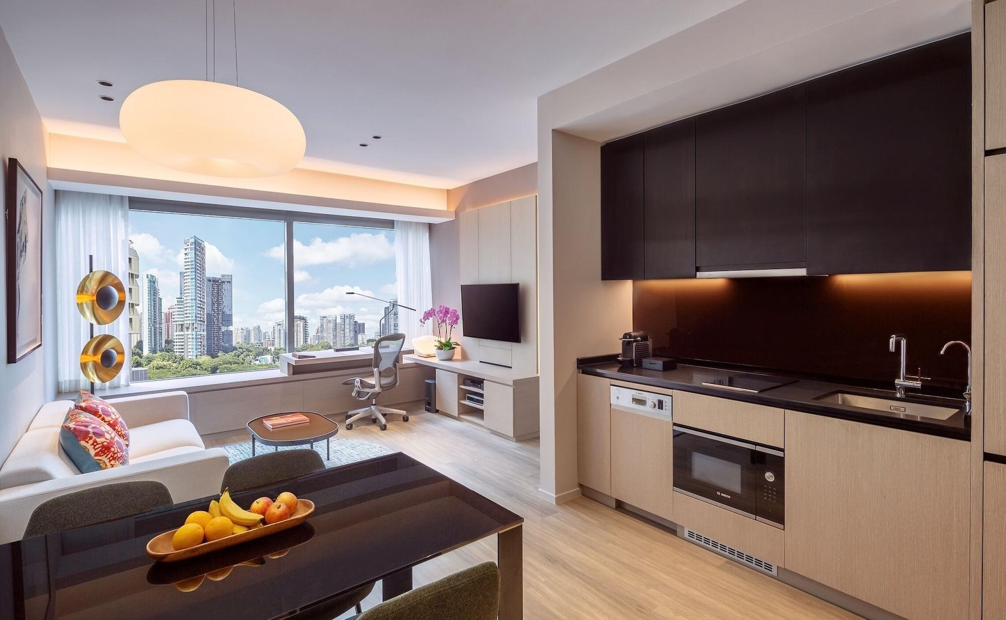 Pan Pacific Serviced Suites Orchard, Singapura Exterior foto